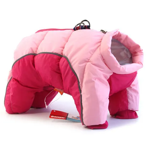 Thick cotton dog winter coat in casual style, available in multiple colours and sizes S to 4XL