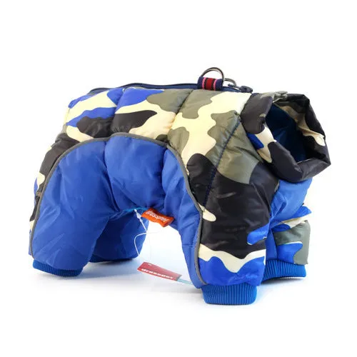 Thick cotton dog winter coat in casual style, available in multiple colours and sizes S to 4XL