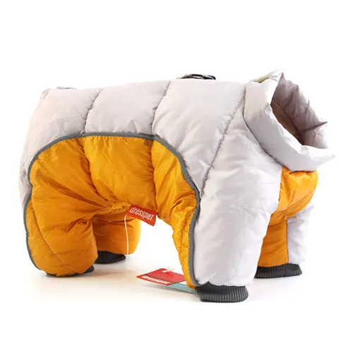 Thick cotton dog winter coat in casual style, available in multiple colours and sizes S to 4XL