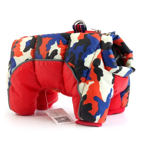 Thick cotton dog winter coat in casual style, available in multiple colours and sizes S to 4XL