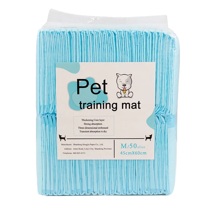 Disposable absorbent pet diaper pad in Army Green, S-Small size 33cm x 45cm, on a clean floor