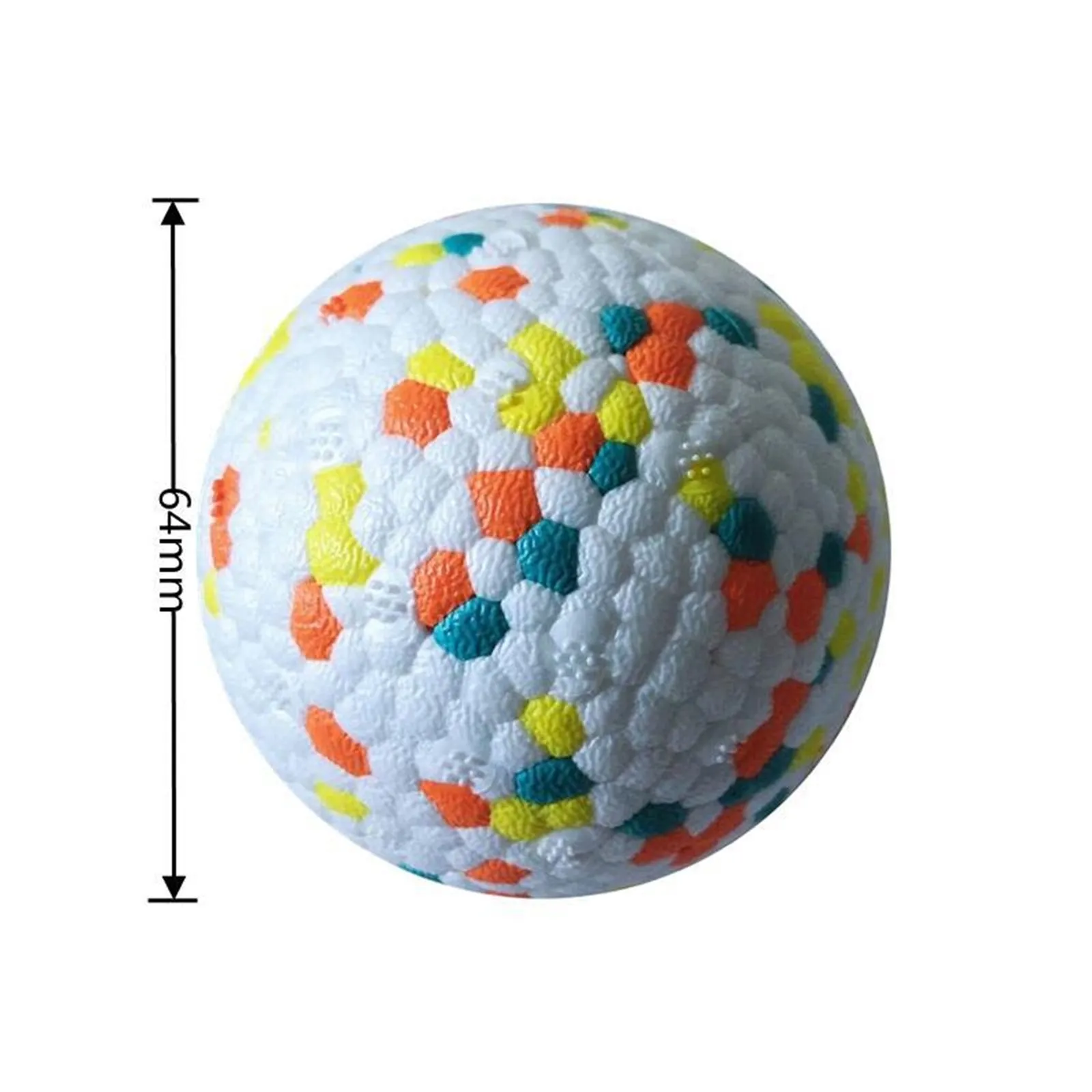 Dog Molars pet toy ball in green, a bite resistant ETPU interactive fetch ball for dogs with corn grain texture