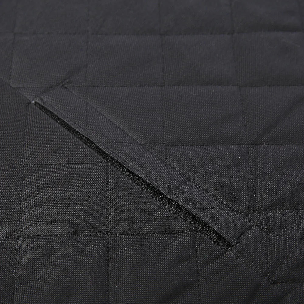 Dog car seat cover with mesh view window, 600D Oxford waterproof hammock protector on rear back seat