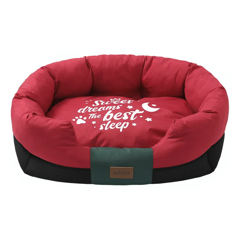 Dog car pet mat in cloth fabric, anti-tearing dirt-resistant, universal fit, available in Christmas Red colour