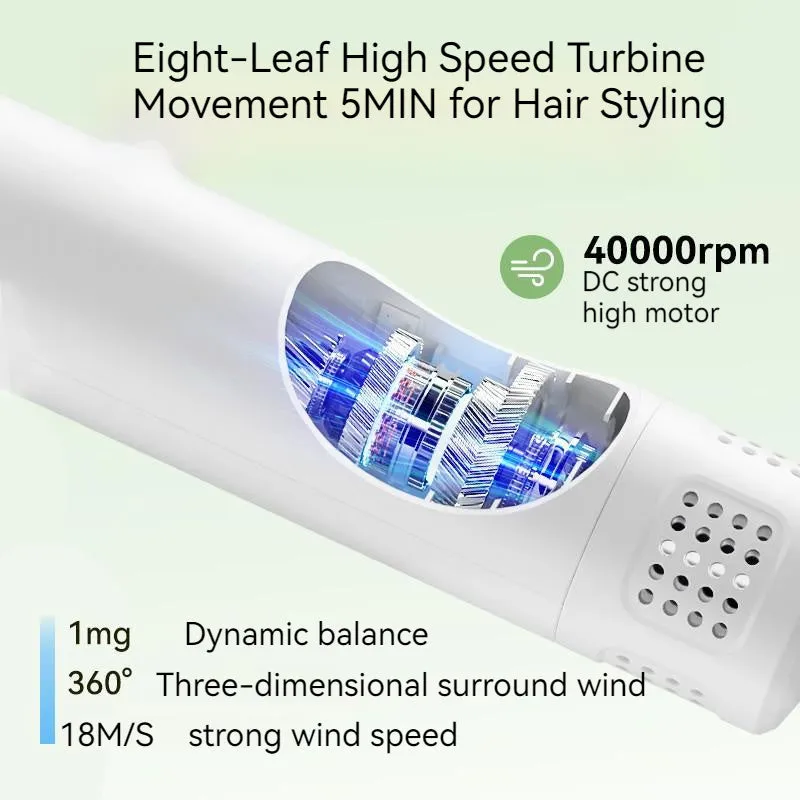 Smart pet hair dryer in white with blow and comb function for dog cat grooming