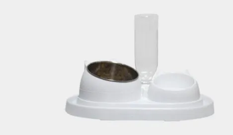Elevated cat food bowl with 304 stainless steel inner, 200ml capacity, available in multiple colours