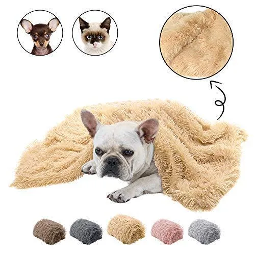 Plush reversible pet mat double blanket for dogs cats available in multiple colours and sizes S M L