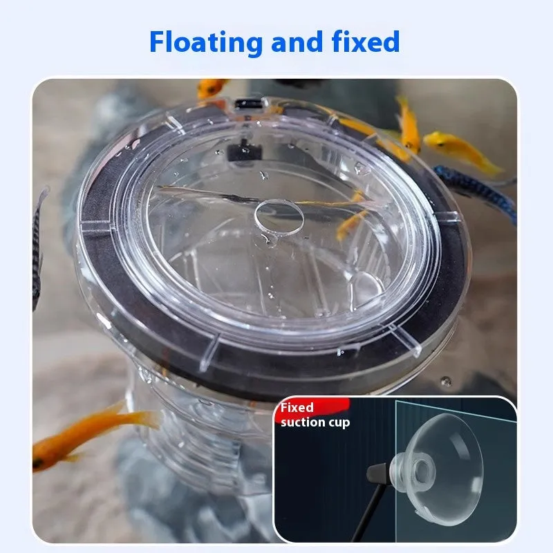 Fish tank incubator breeding box acrylic isolation box floating incubation barrel in large blue