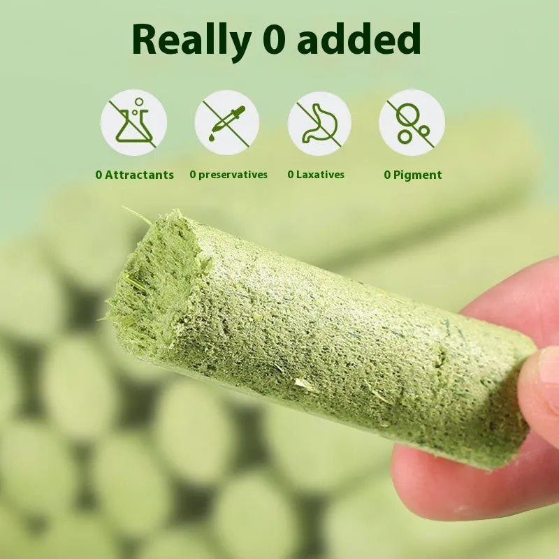 Freeze-dried cat grass stick pack with chicken and salmon for tooth cleaning, 35g, 6 sticks