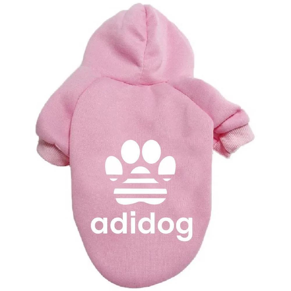 Dog claw guard polyester hoodie in blue, available in sizes S to 9XL for small and large breeds