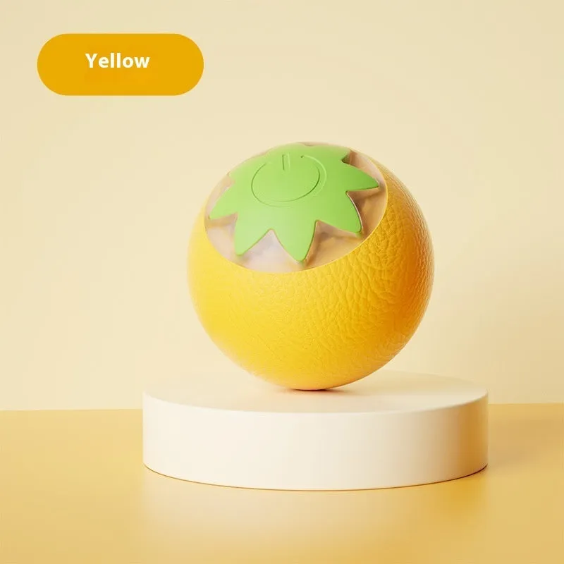 Self-Hi Relieving Stuff electric cat toy strawberry rolling ball for cats and small dogs in green