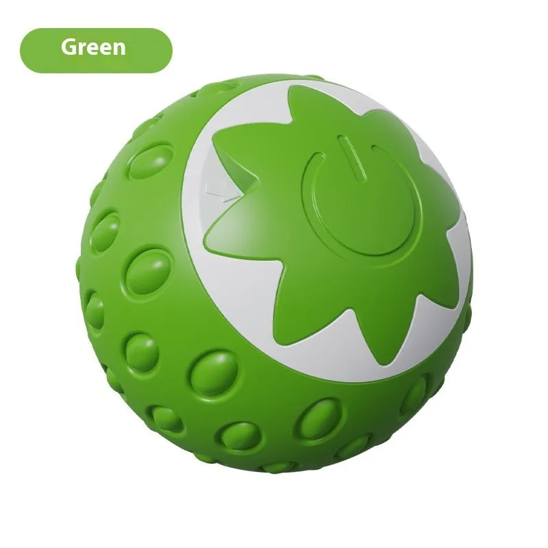 Self-Hi Relieving Stuff electric cat toy strawberry rolling ball for cats and small dogs in green