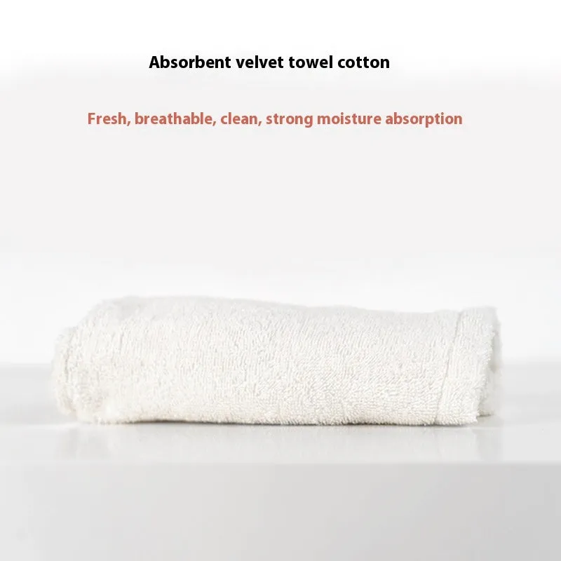 White cotton hooded wrap towel for pets, available in sizes S and M, used for drying dogs and cats after bath or walk