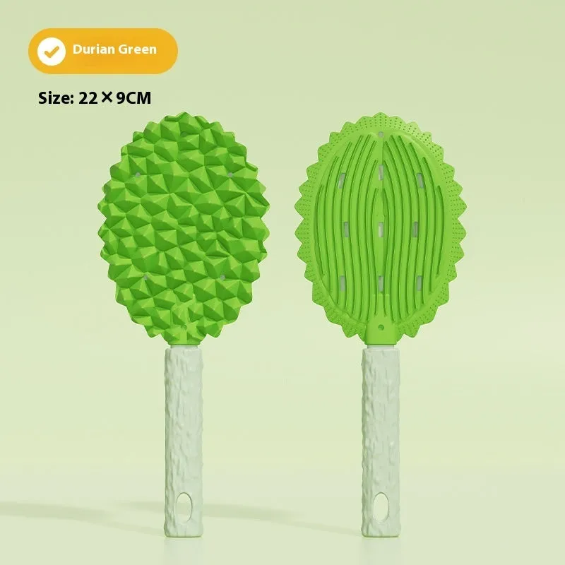 Pet durian massage comb in green TPR for removing float hair, with optional 60ml cat grass spray bottle