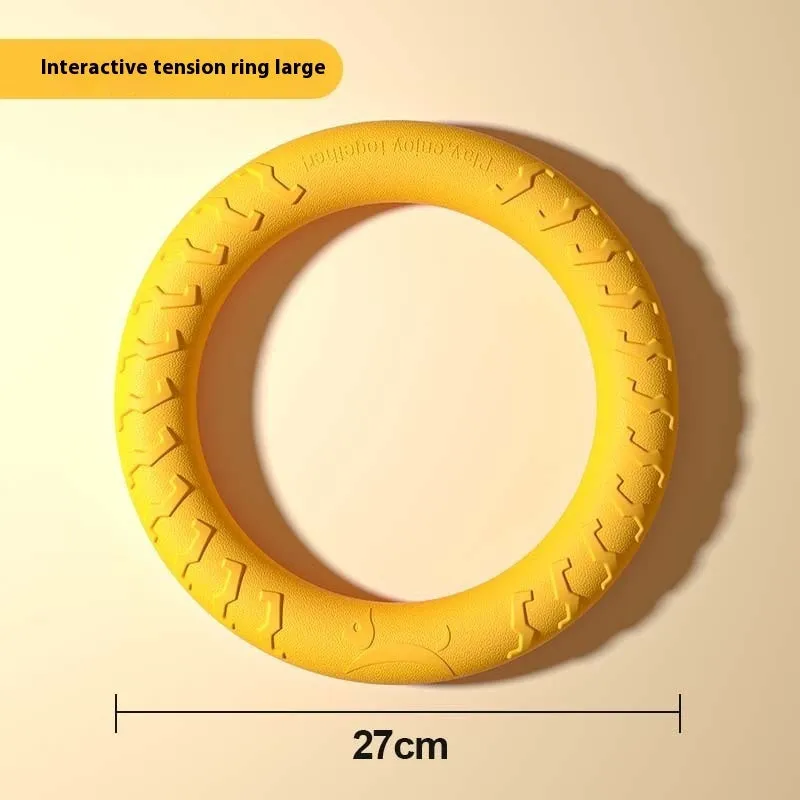 DogJingdang large dog chewing rope and EVA Frisbee for Border Collie training play