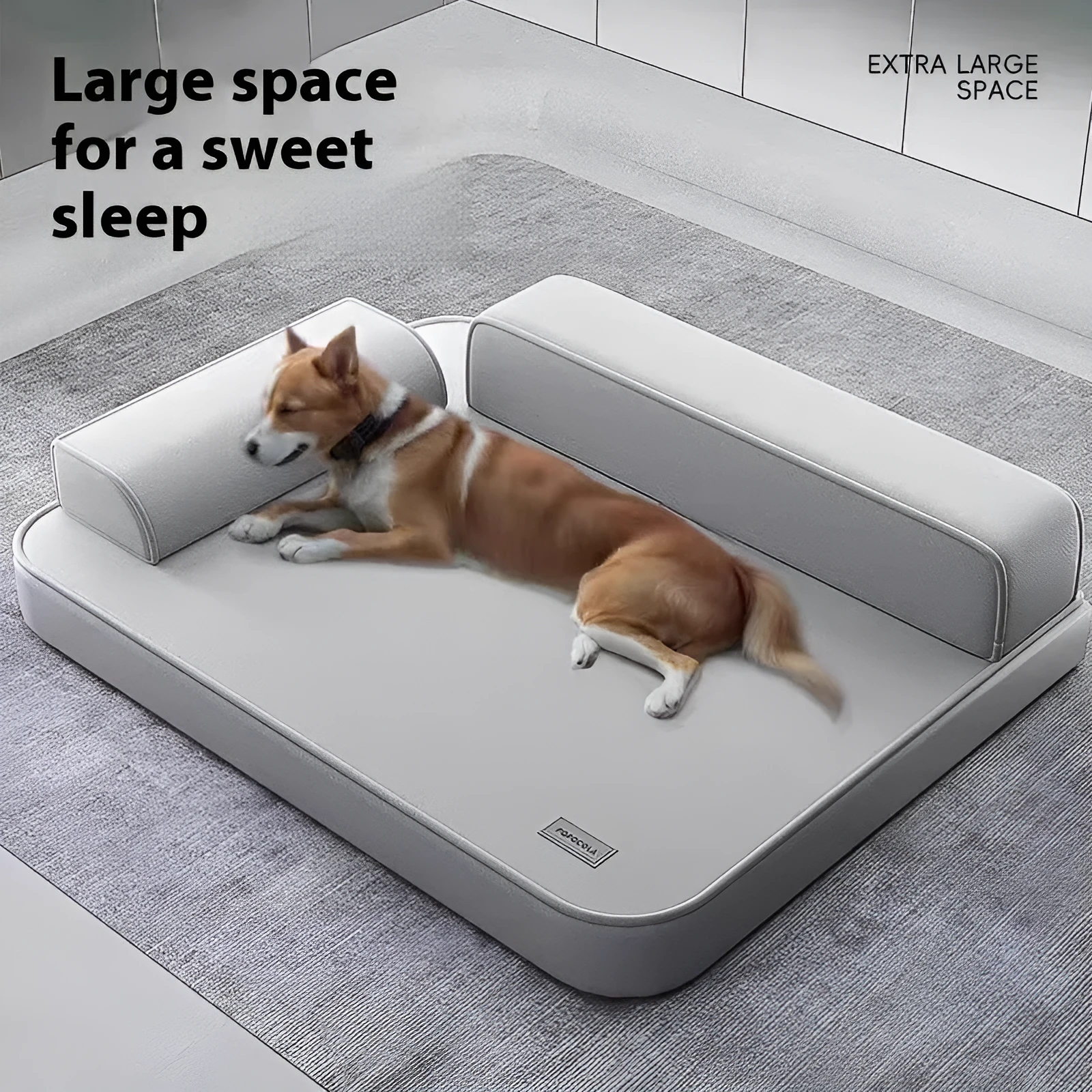 Waterproof tear resistant removable washable dog bed kennel sofa in M size for small dogs under 15 kg