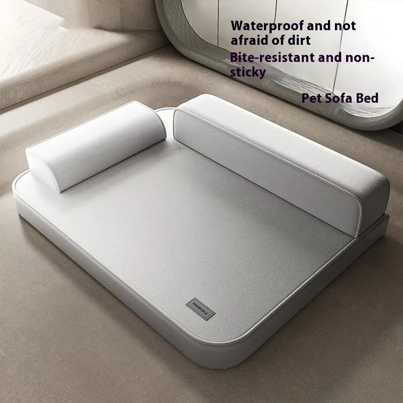 Waterproof tear resistant removable washable dog bed kennel sofa in M size for small dogs under 15 kg