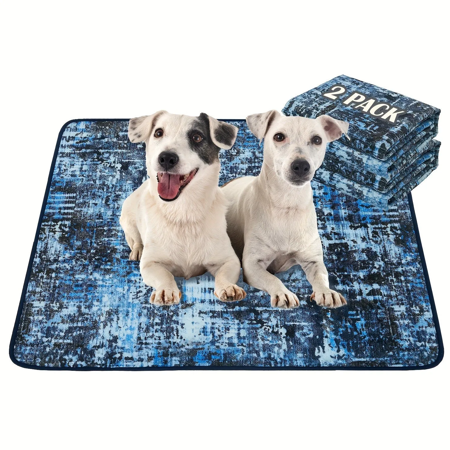 Bohemian style crystal velvet pet mat 40x60cm stain resistant dog urine pad in multiple colours