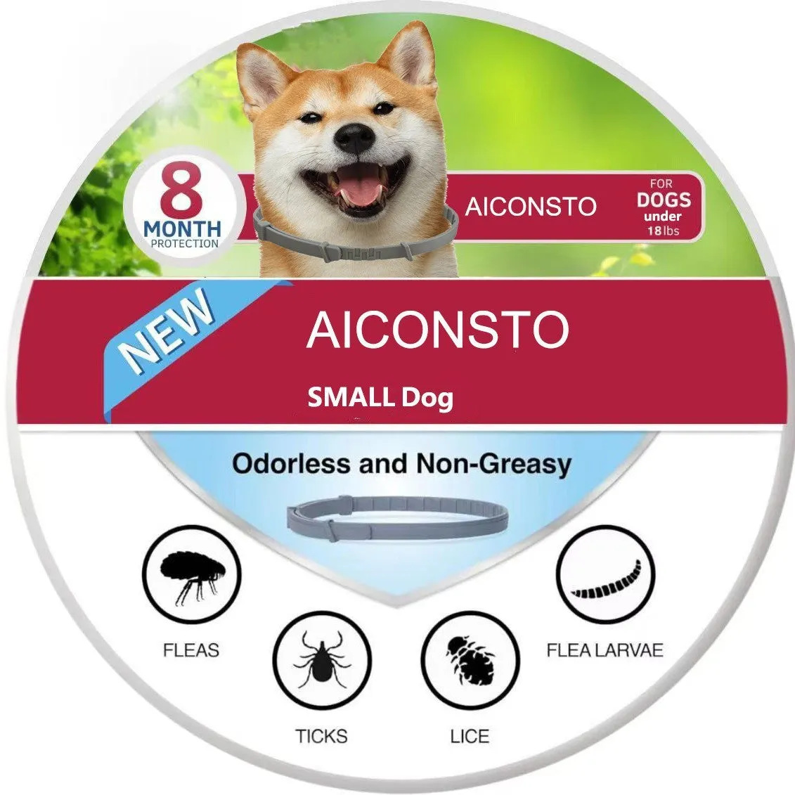 Pet insect repellent collar plastic deworming collar in 38cm or 70cm for cats puppies and big dogs geometry pattern