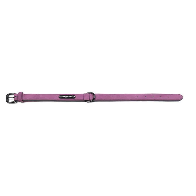 Anti-loss pet Alaskan neck collar in leather, available in multiple colours, for dogs and cats, sizes XS to XL