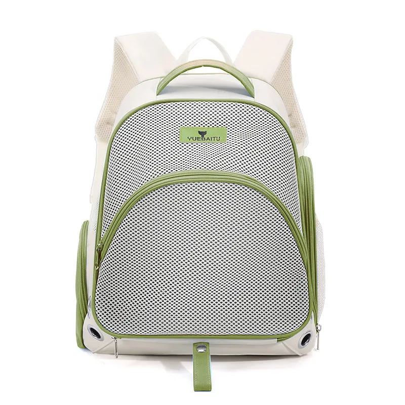 Double shoulder cat bag in solid colour for cats up to 7.50kg made from nylon