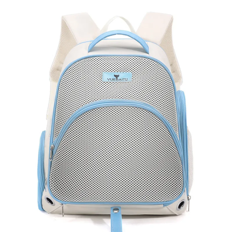 Double shoulder cat bag in solid colour for cats up to 7.50kg made from nylon