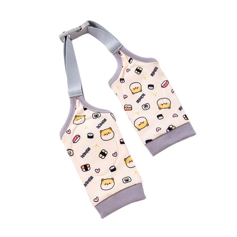 Pet knee pad anti-dirty anti-gray joint protective cover for dogs in blue, gray, and yellow, polyester material