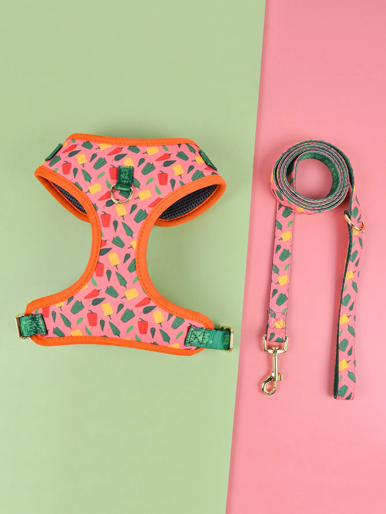 Pet chest-back haulage rope harness for medium and large dogs in multiple colours
