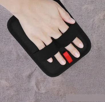 EVA pet hair removal gloves hair brush black colour modern simplicity style for cats and dogs
