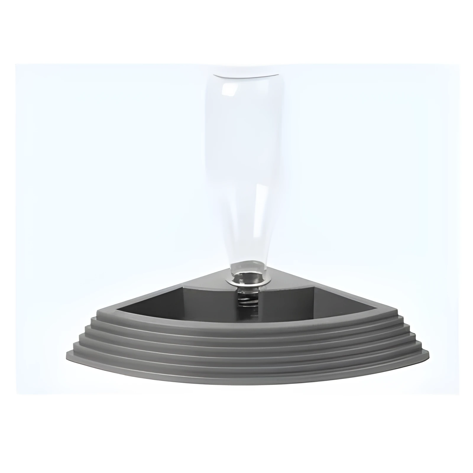Reptile automatic drinking fountain in fan shape made from food grade ABS, black colour option