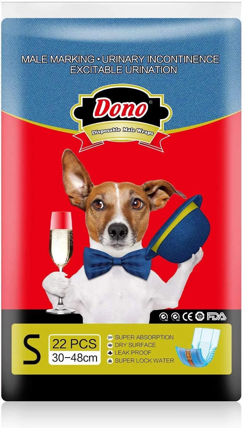 Disposable non-woven pet changing pads in multiple sizes XXS to XXL for dogs and cats