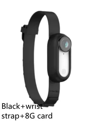 Black silicone pet collar camera for wireless recording on cats and dogs, USB charging.