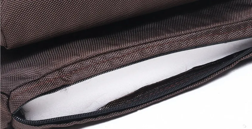Removable washable dog bed in coffee colour, 1680D Oxford cloth, medium size 75x60x11cm