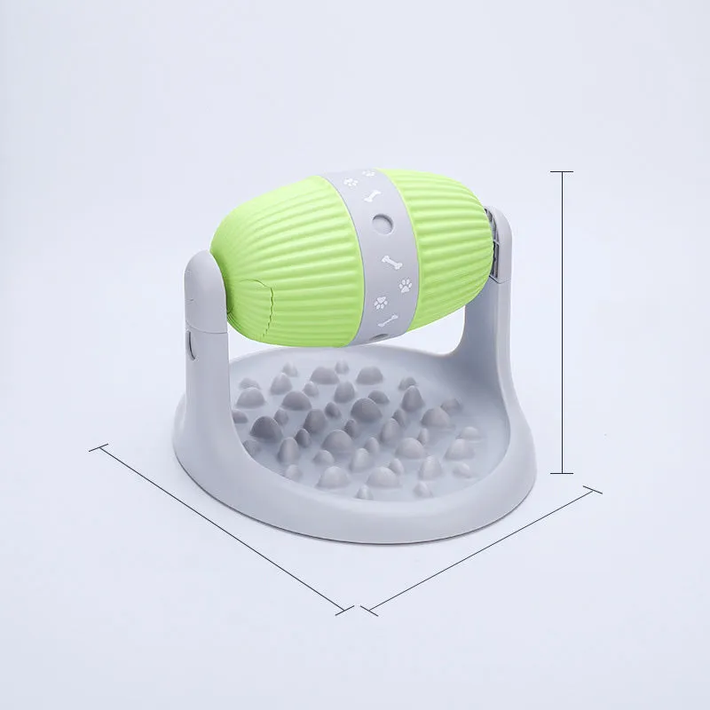 Spilled food ball slow food bowl pet toy in ABS plastic, blue, size 250x310x225mm