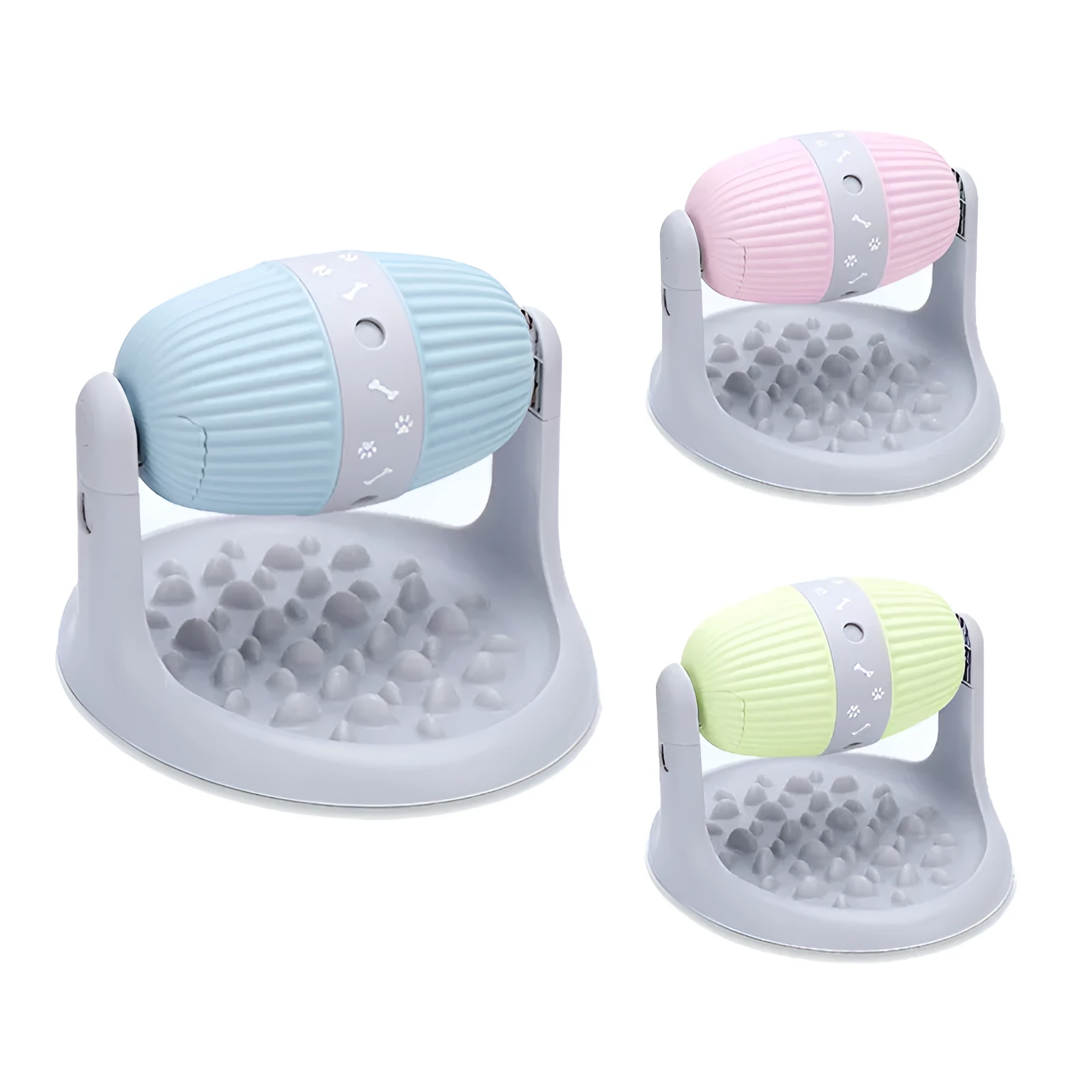 Spilled food ball slow food bowl pet toy in ABS plastic, blue, size 250x310x225mm