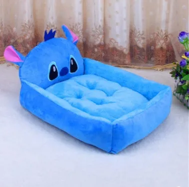Washable Teddy cartoon dog bed mat for large dogs, available in XL size for golden retrievers, with removable cover