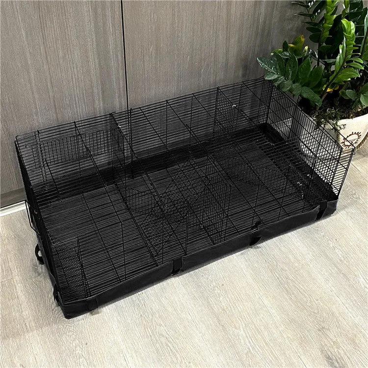 Blue 600D PVC waterproof cage chassis cover for hamster Dutch pig cage measuring 119x61x9.5cm