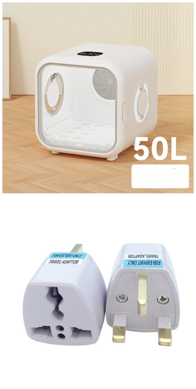 Pet intelligent drying box fully automatic non-boom style with 50L capacity and spiral heating wire for home use
