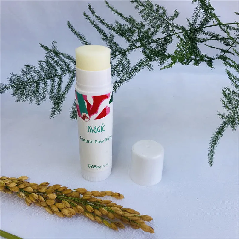Baihua Pet Paw Care Cream 20ml white tube with plant essential oil for dog and cat paws