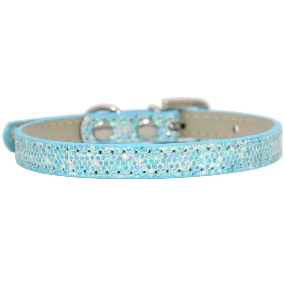 PU pet scratching collar anti-bite cat dog necklace adjustable protection cone in gold colour