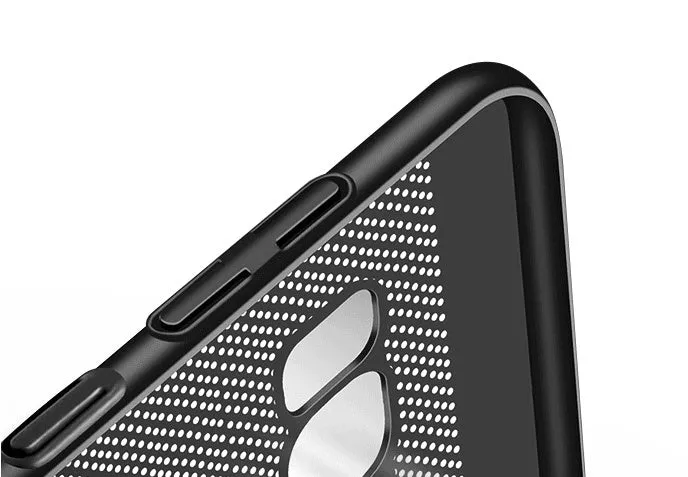 Clear resin phone case for Samsung S8 Plus with slim hard shell back