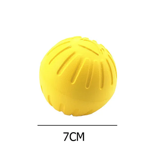 EVA interactive pet ball dog toy rubber frisbee pull ring for outdoor dog training exercise 22cm 28cm