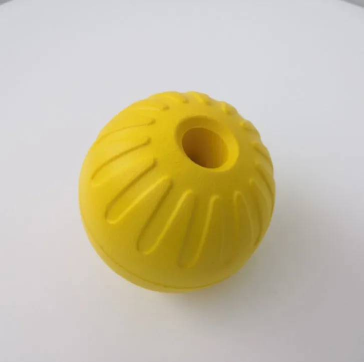 EVA interactive pet ball dog toy rubber frisbee pull ring for outdoor dog training exercise 22cm 28cm