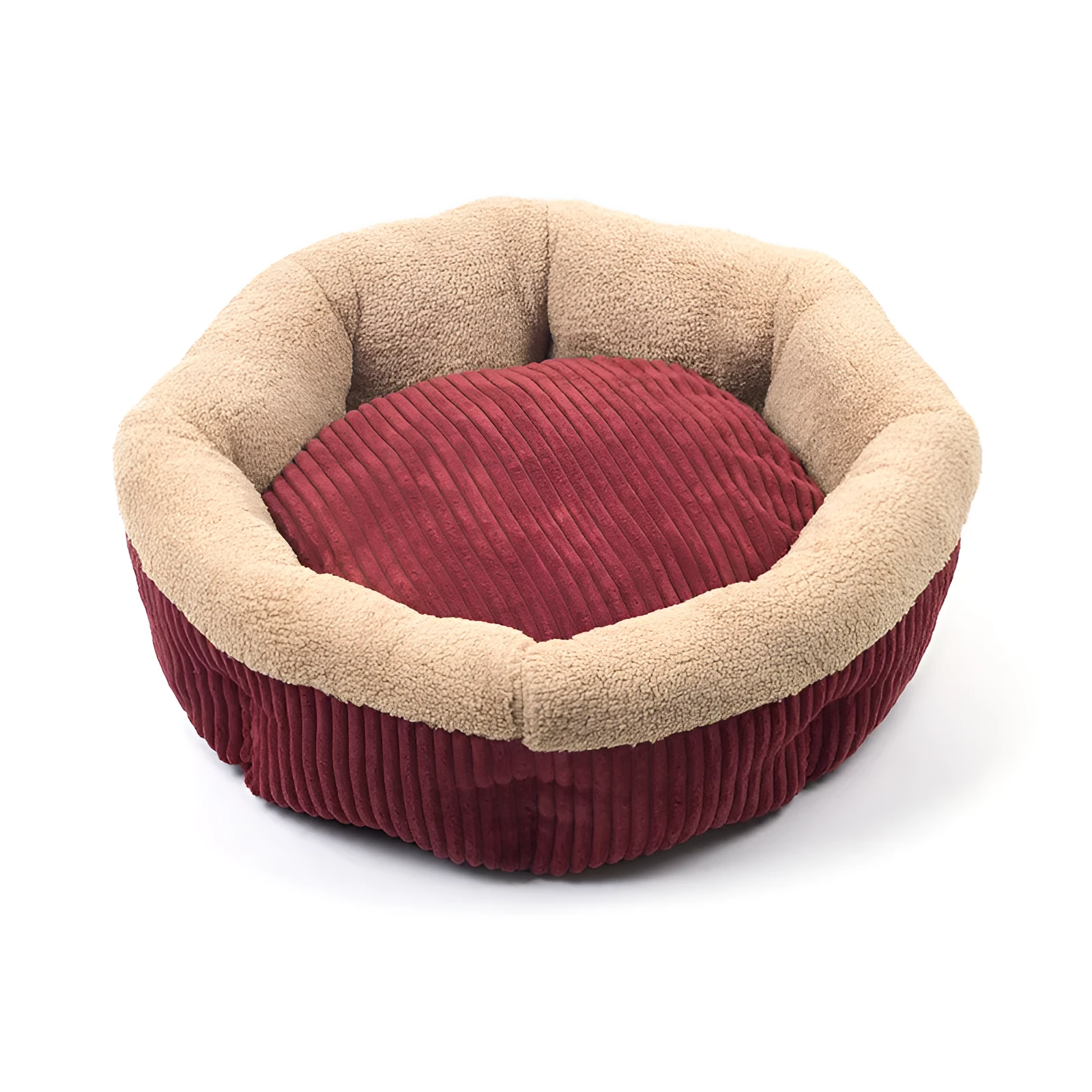 Velvet octagonal pet nest in Octagonal Nest colour, soft cotton velvet, for small pets
