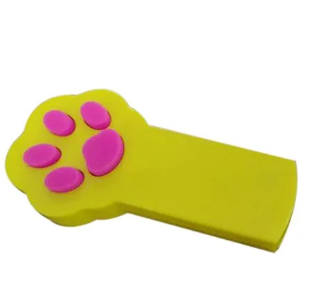 Automatic red laser pointer pet toy in pink, compact ABS and silicone design