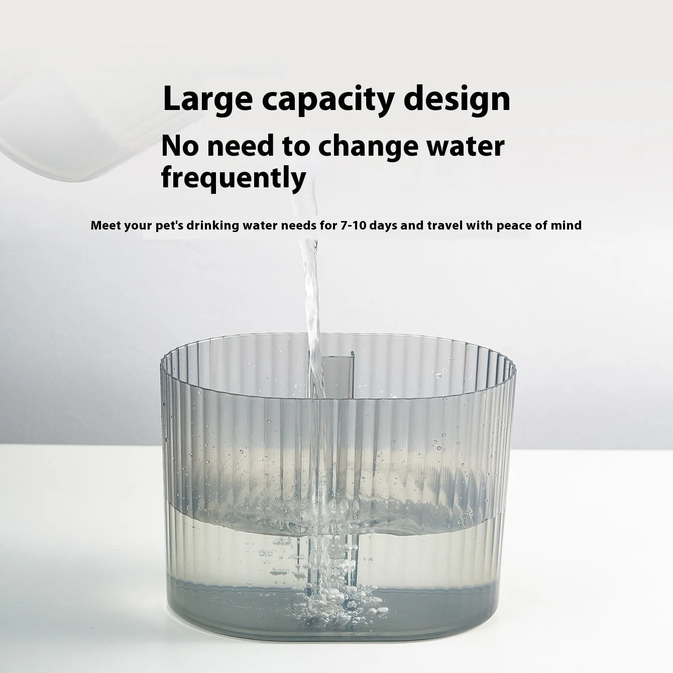 Pets water dispenser intelligent automatic loop filtering water heater for dogs and cats USB 5V in green yellow and transparent gray options