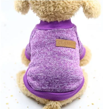 Cozy wool dog sweater in khaki colour for small to large dogs
