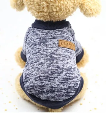 Cozy wool dog sweater in khaki colour for small to large dogs