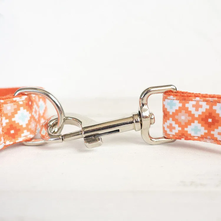 Dog pen leash set made from thickened polyester in Cookies colour with five size options