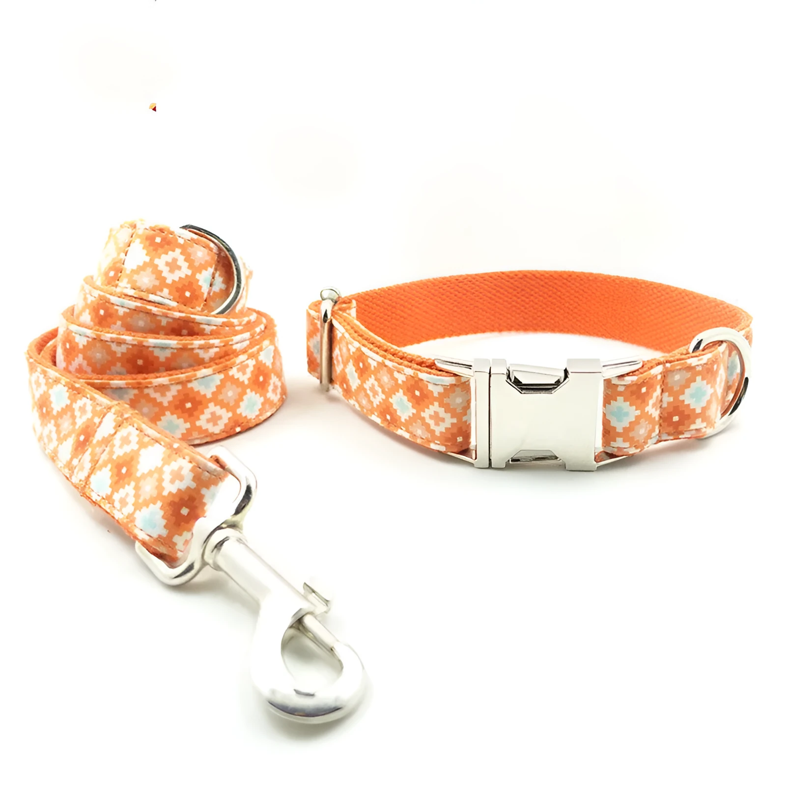 Dog pen leash set made from thickened polyester in Cookies colour with five size options